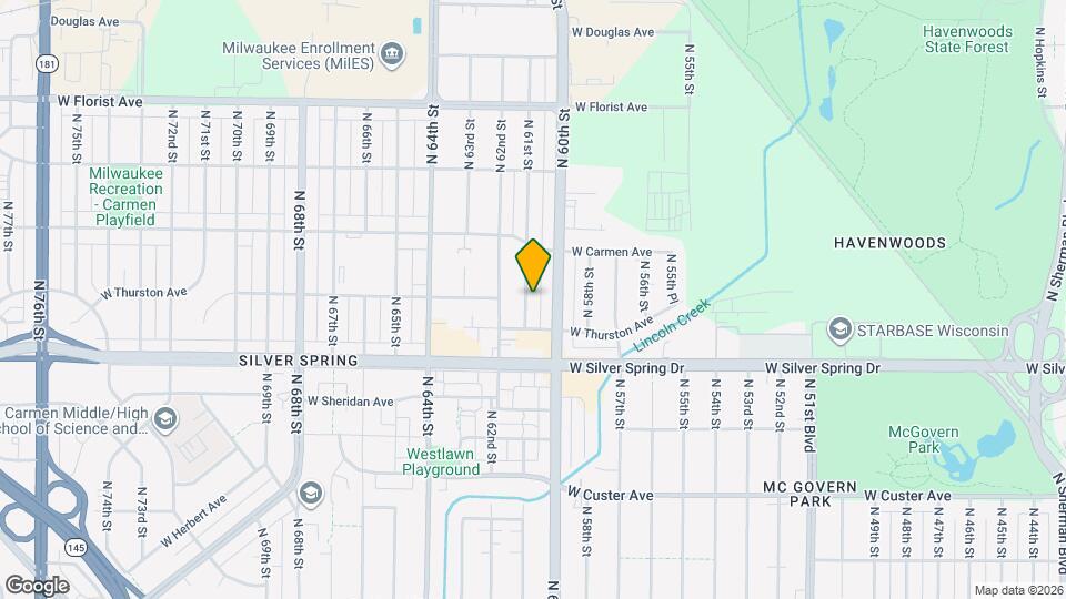 5678 N 61st St Map and Location Details
