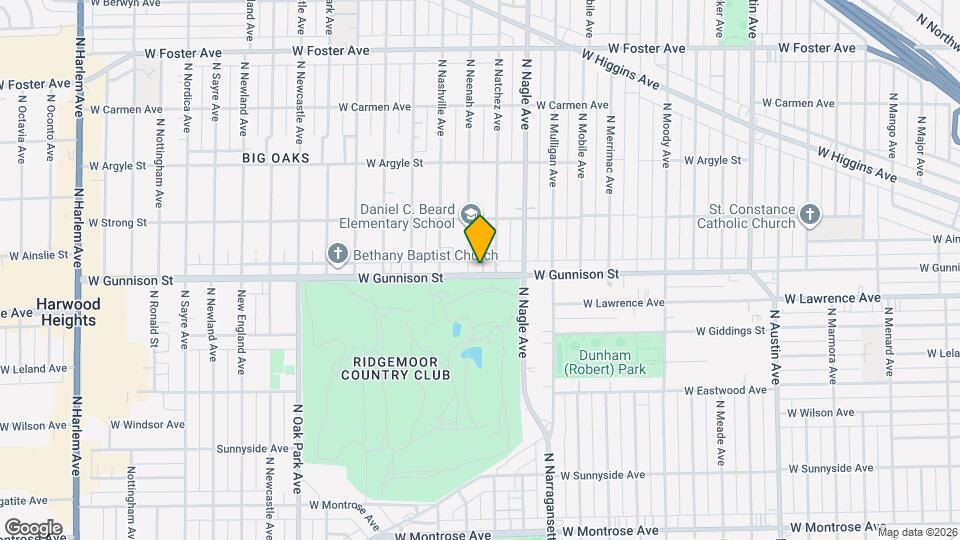 6430 W Gunnison St Map and Location Details