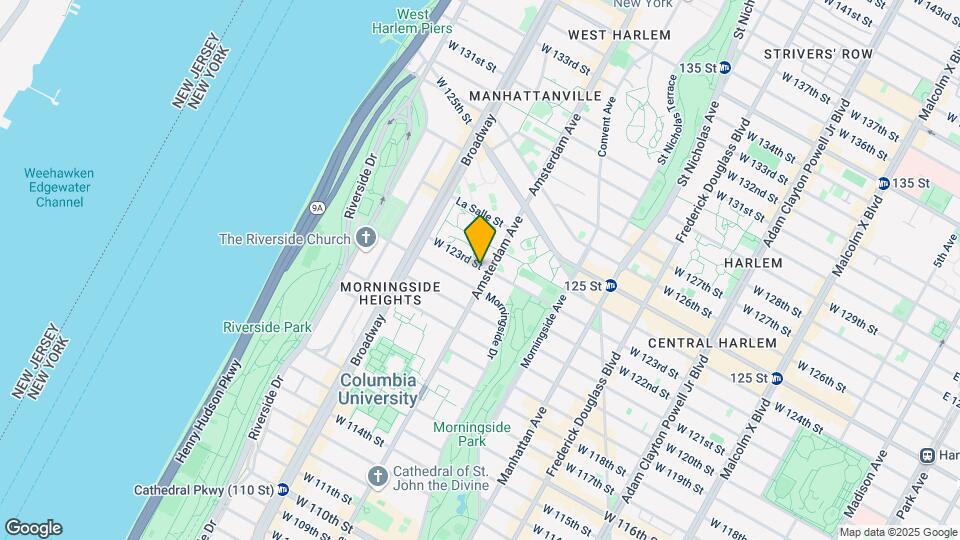 1274 Amsterdam Ave Map and Location Details