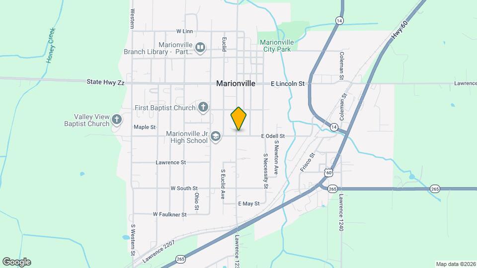 Marionville Housing Authority Map and Location Details