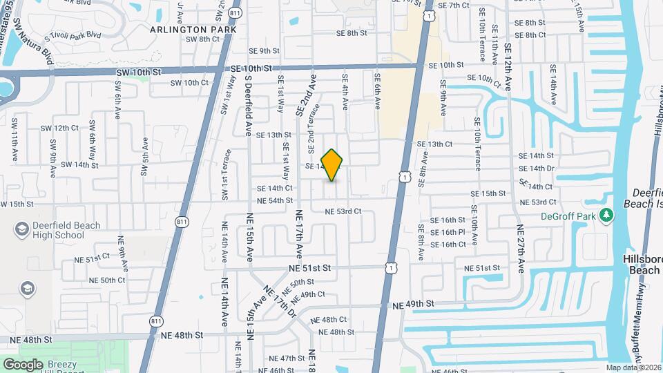1427 SE 3rd Terrace Mapa y Detalles de la Ubicación