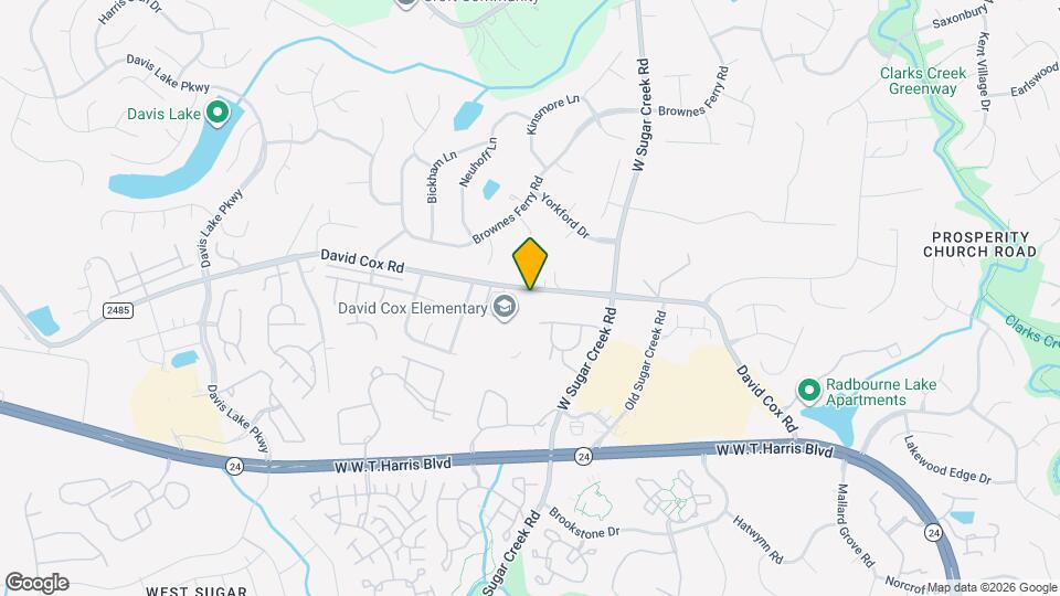 4117 David Cox Rd Map and Location Details