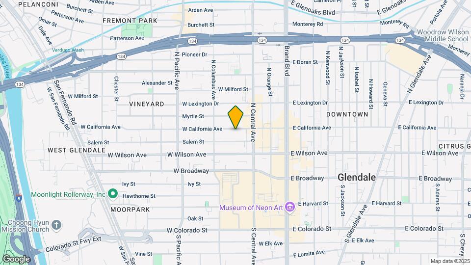 336 W California Ave Mapa y Detalles de la Ubicación