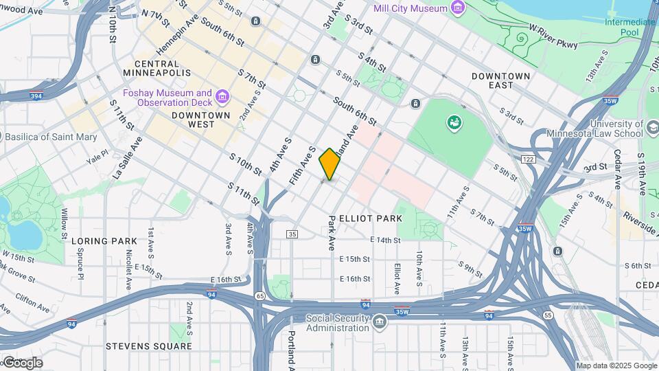 605 S 9th St Map and Location Details