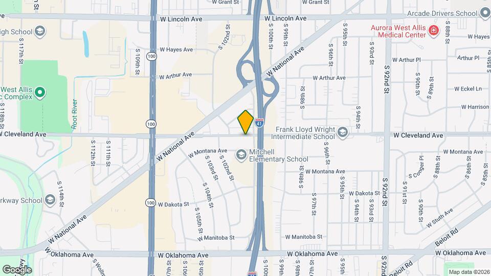 10117 W Cleveland Ave, Unit 10117 Map and Location Details