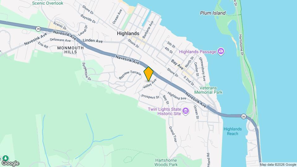 94 Valley Ave Map and Location Details