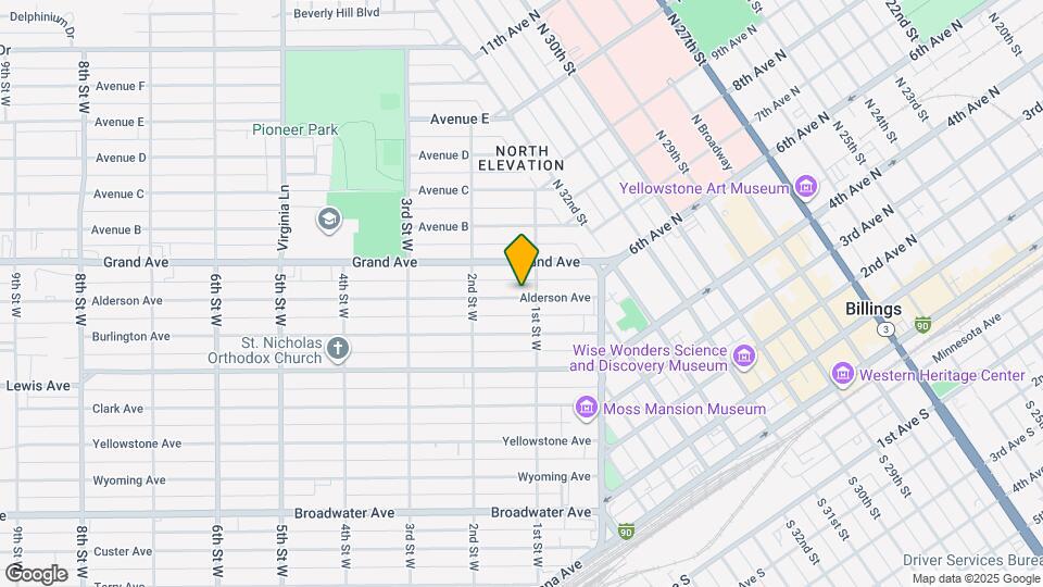 111 Alderson Ave Map and Location Details