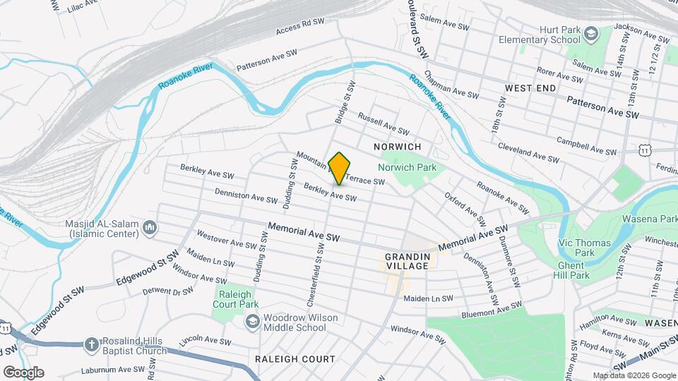 2147-2149 Berkley Ave SW Map and Location Details