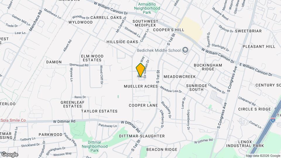 7307 Barnsdale Way Map and Location Details