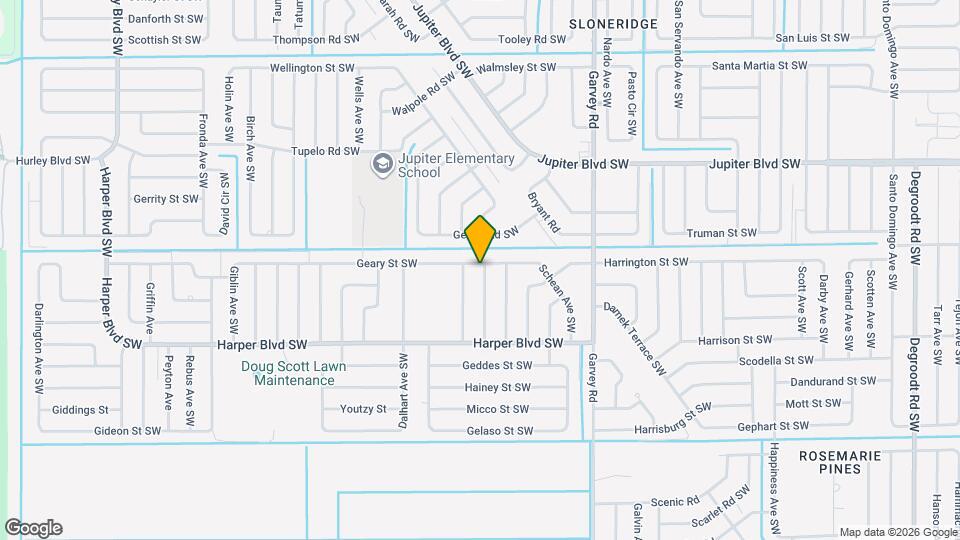 792 Geary St SW Map and Location Details