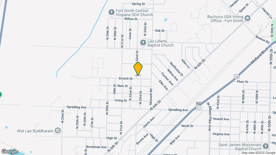 3221 Emrich St Map and Location Details
