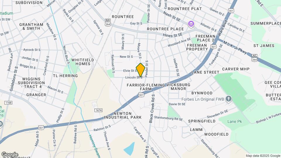 736 Lincoln St S Map and Location Details