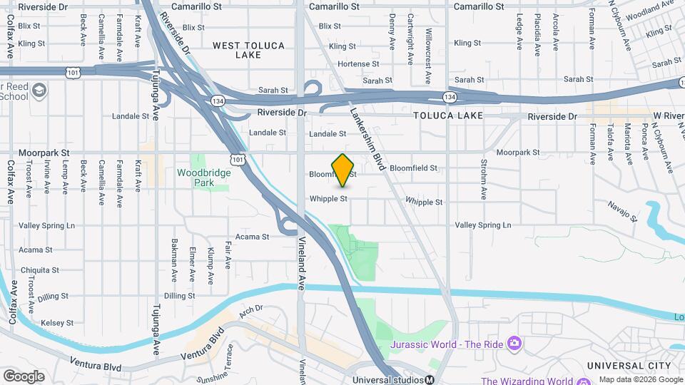 10913 Whipple St Map and Location Details