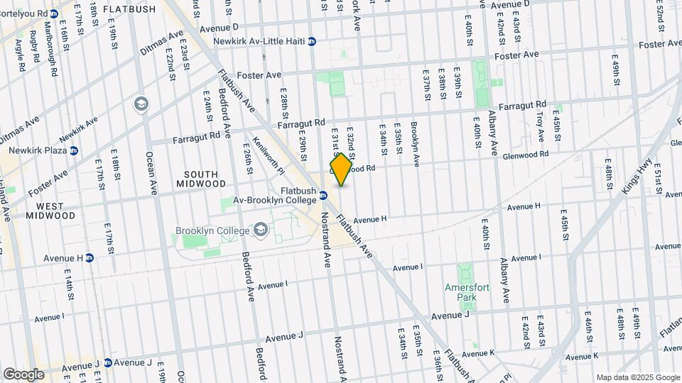 745 E 31st St Map and Location Details
