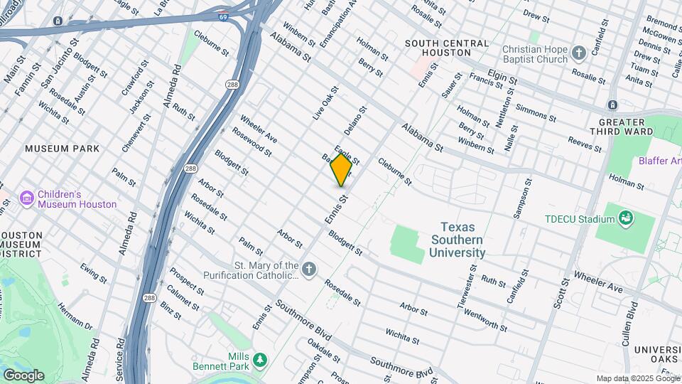 2914 Wheeler Ave Map and Location Details