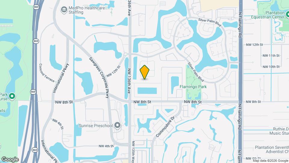 13425 NW 10th St Map and Location Details