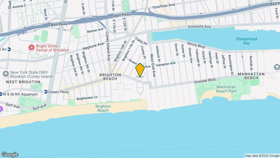 1151 Brighton Beach Ave Mapa y Detalles de la Ubicación