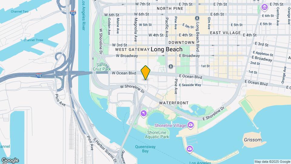 411 W Seaside Way, Unit 1201 Map and Location Details