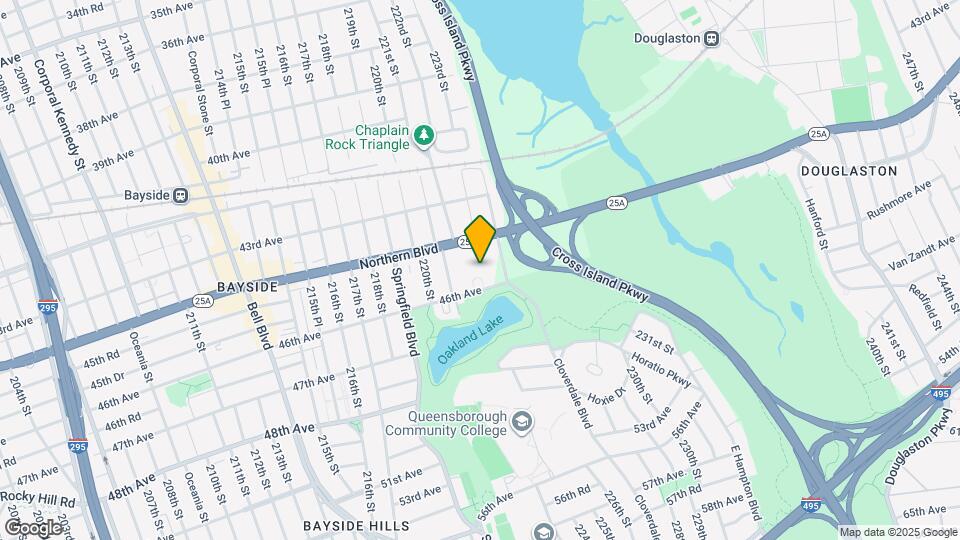 220-55 46th Ave Map and Location Details