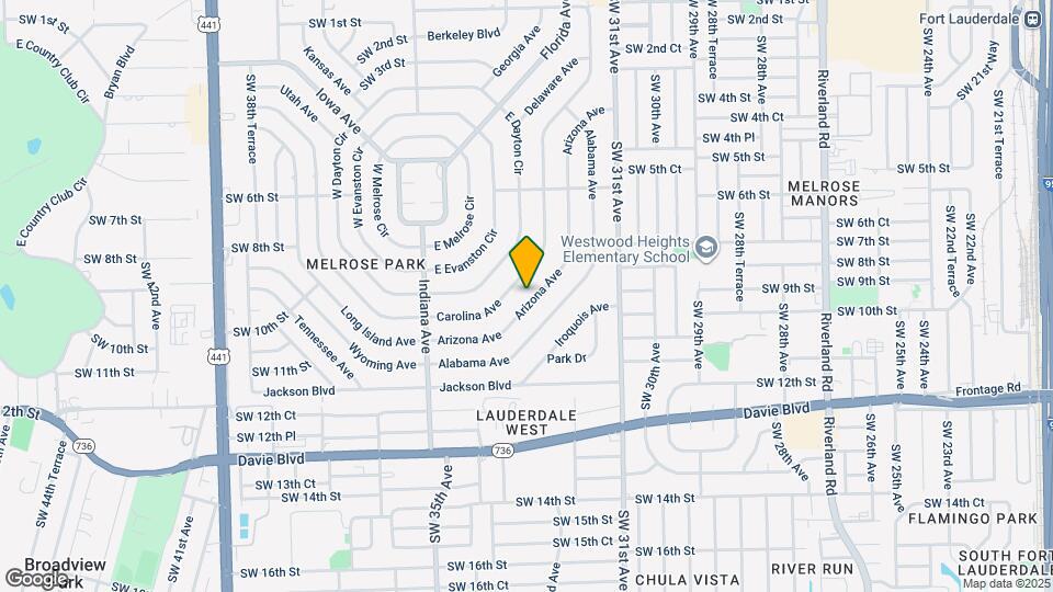 931 Arizona Ave Map and Location Details