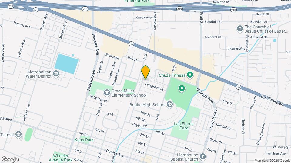 1945 Evergreen St, Unit 1945 Mapa y Detalles de la Ubicación