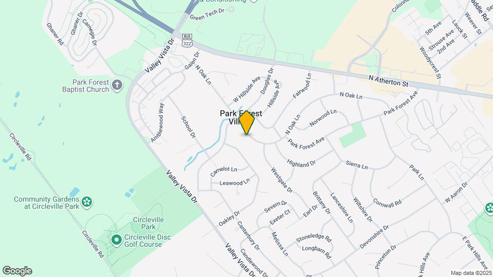 2066 N Oak Ln Map and Location Details