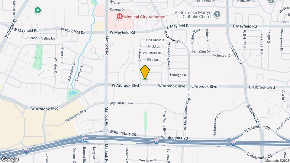 3614 Parkmead Dr Map and Location Details