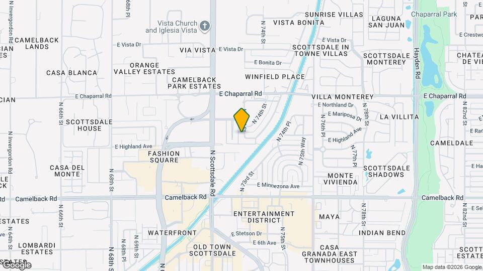 4830 N 73rd St Map and Location Details