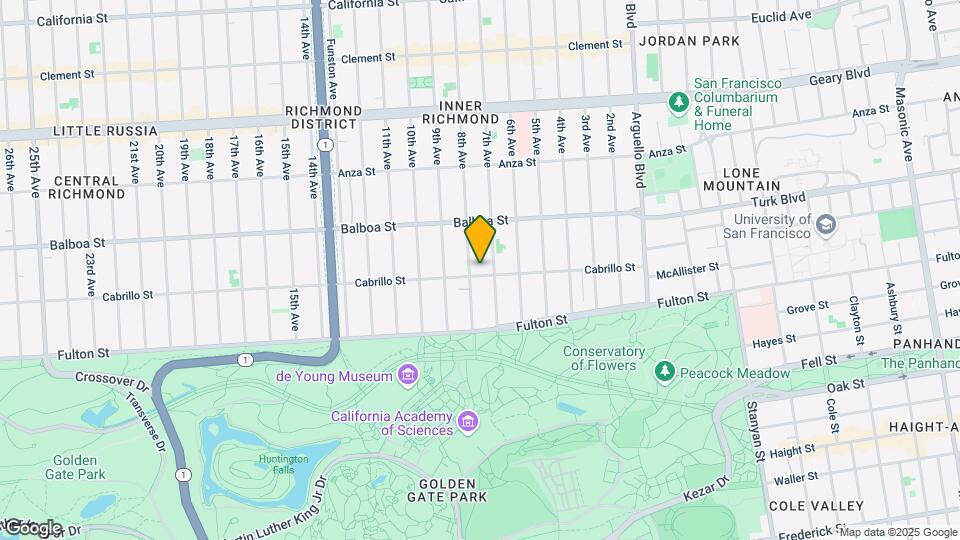 630-634 Cabrillo St Map and Location Details