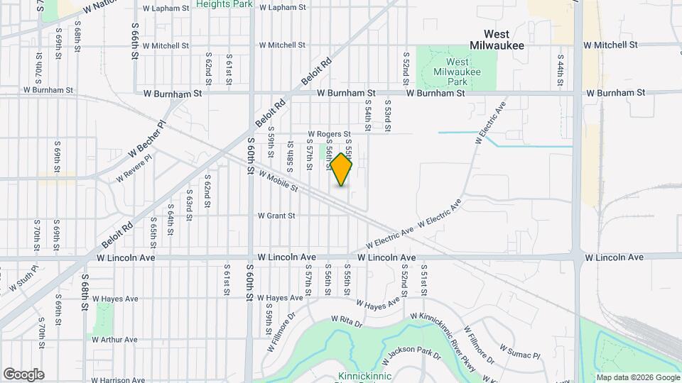2121 S 55th St Map and Location Details