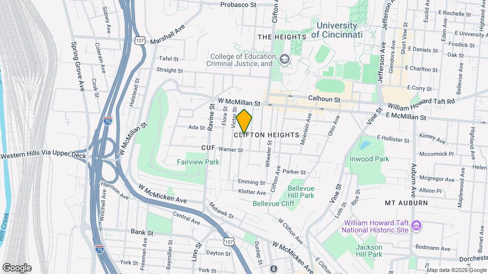 2322 Stratford Ave Mapa y Detalles de la Ubicación