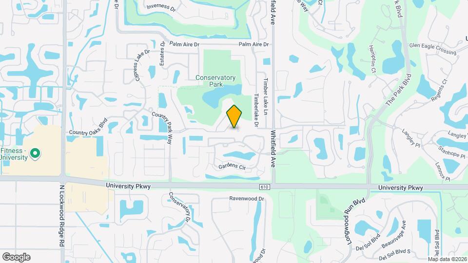 8111 Villa Grande Ct Mapa y Detalles de la Ubicación