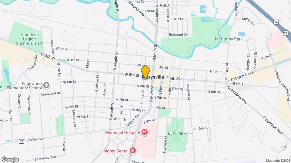 120 S Court St Map and Location Details