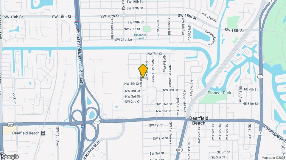 448 NW 3rd Ave Map and Location Details