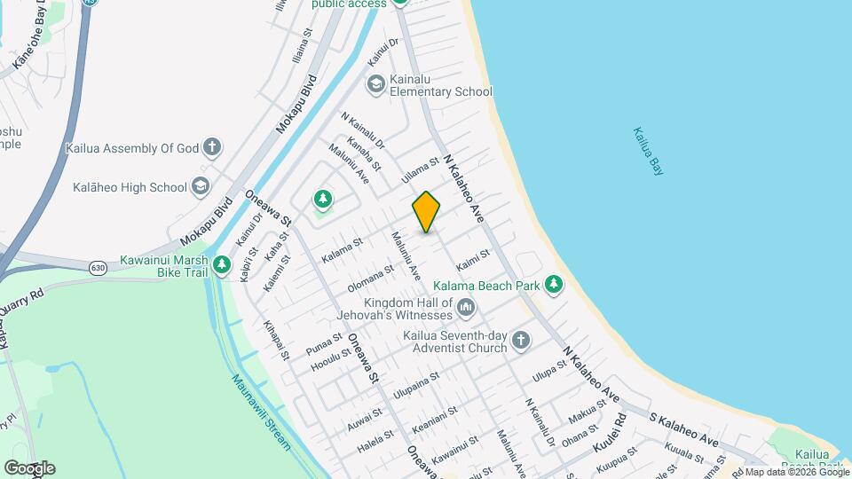 465 N Kainalu Dr Map and Location Details