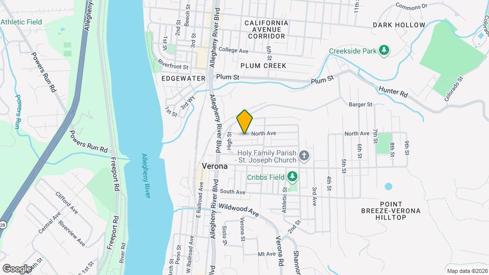 432 North Ave Mapa y Detalles de la Ubicación