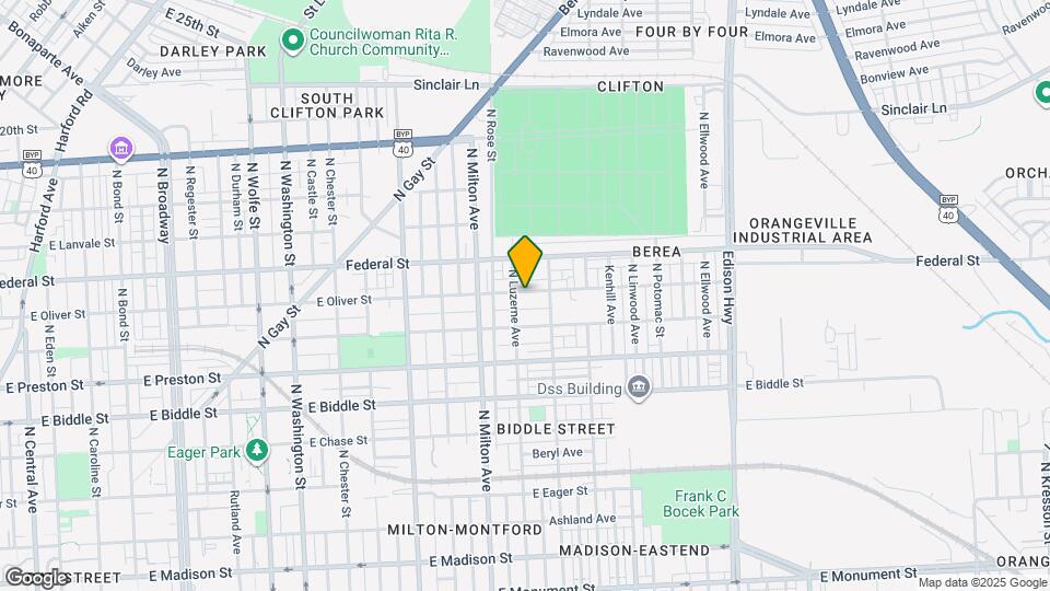 2601 E Oliver St Map and Location Details