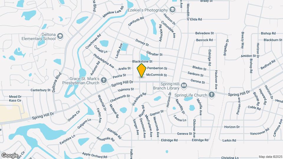 9001 Spring Hill Dr Map and Location Details