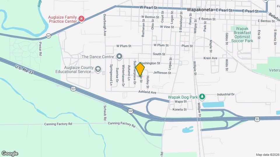 1037 Ridge St Map and Location Details