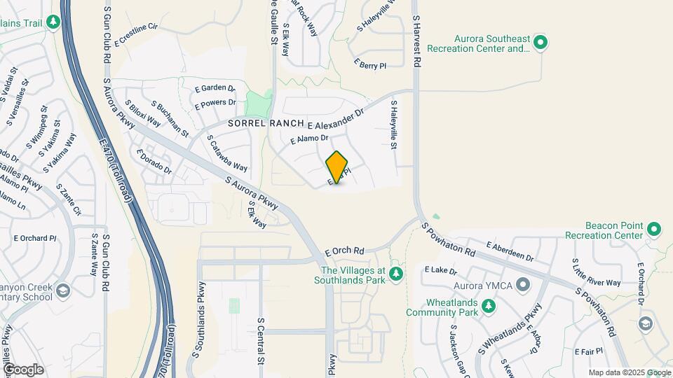 5771 S Flat Rock Way Map and Location Details