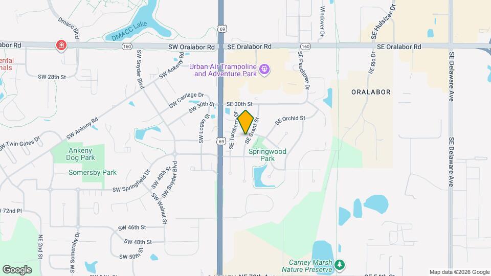 3208 SE Grant St Map and Location Details