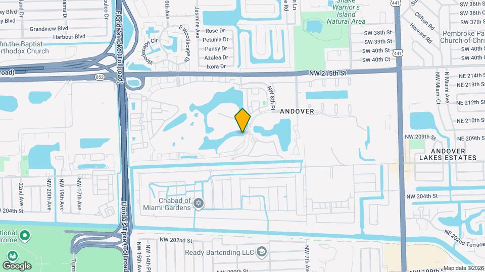 20876 NW 9th Path Map and Location Details