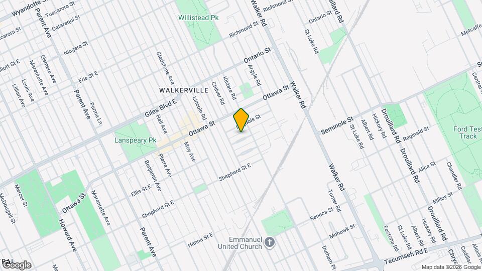 1822 Dacotah Dr Mapa y Detalles de la Ubicación