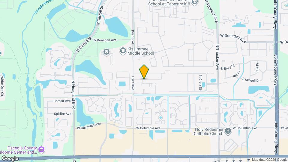 3110 W Fox Squirrel Dr Map and Location Details