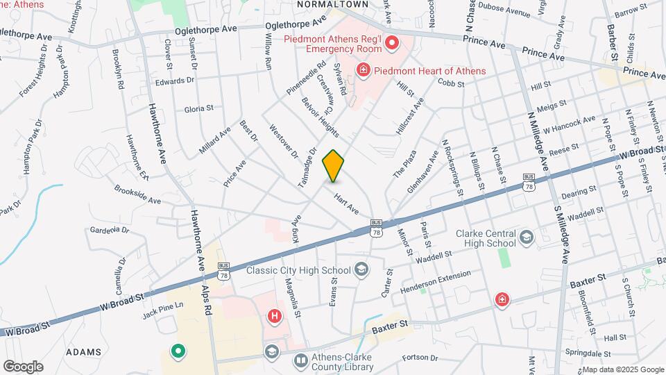 174-174 Hart Ave Map and Location Details