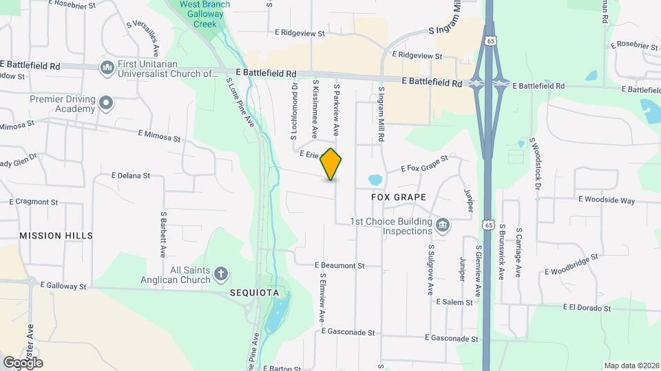 3255 S Parkview Ave Map and Location Details