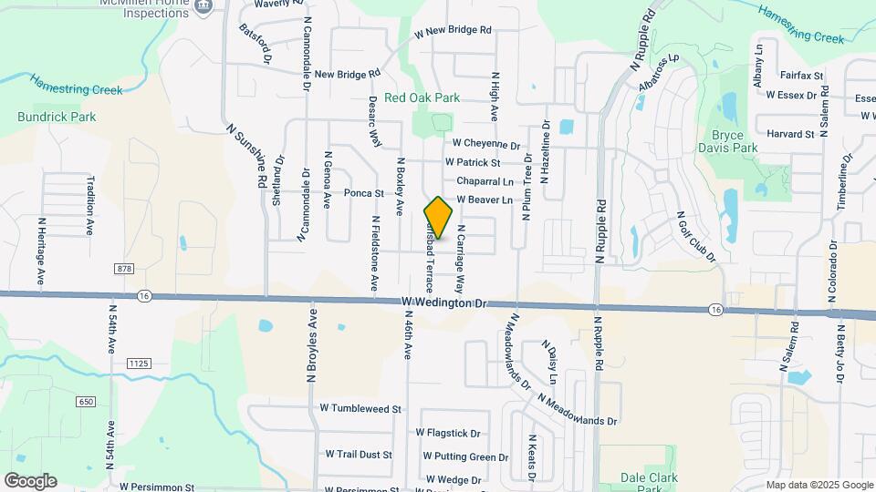 4518 W Franciscan Trail Map and Location Details