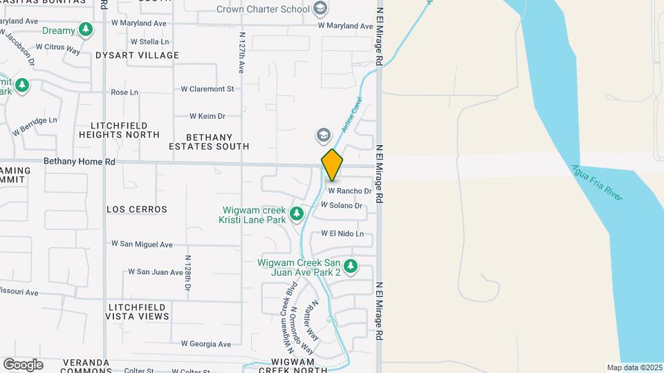 12438 W Rancho Dr Map and Location Details