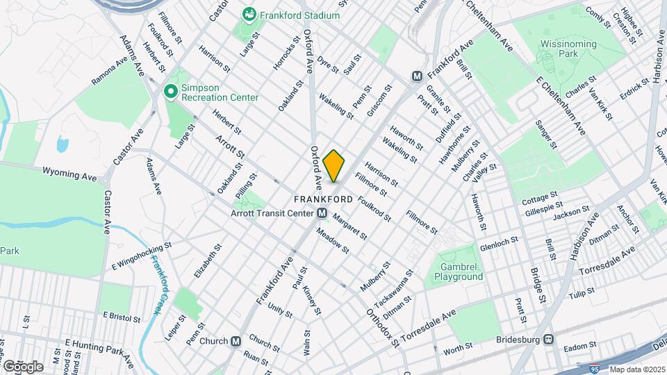 4740 Frankford Ave Map and Location Details