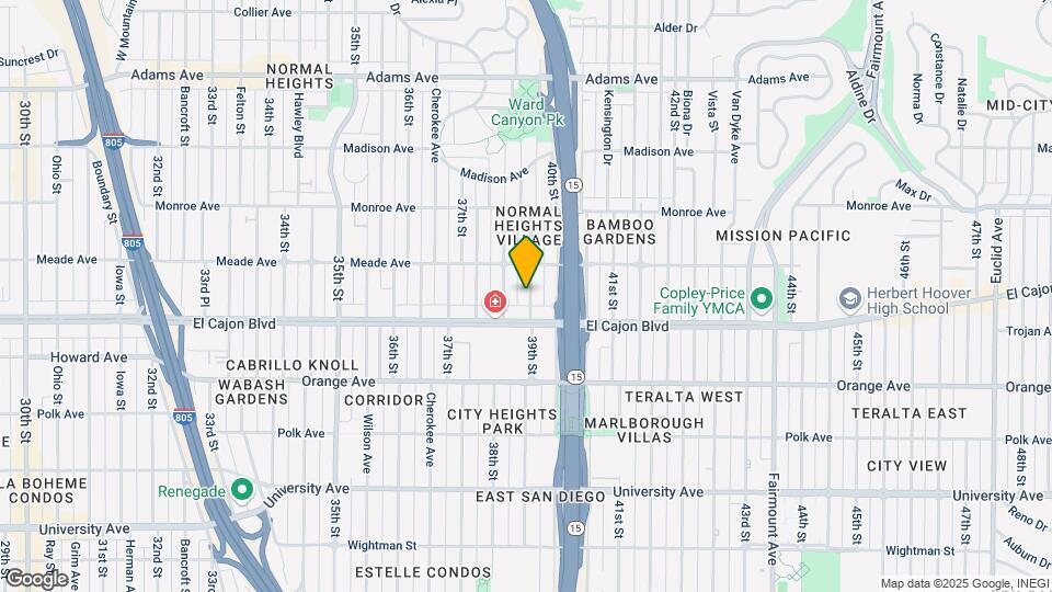 4342 39th St Map and Location Details